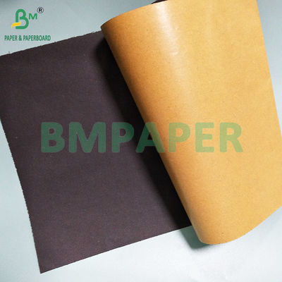 56gm Bolsas de papel protector de mango marrón y negro