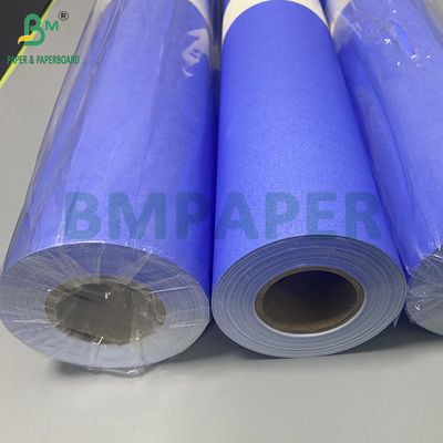 80 gramos Digital Plotter papel rollos de gran formato de color púrpura azul 35 &quot;x 300 pies