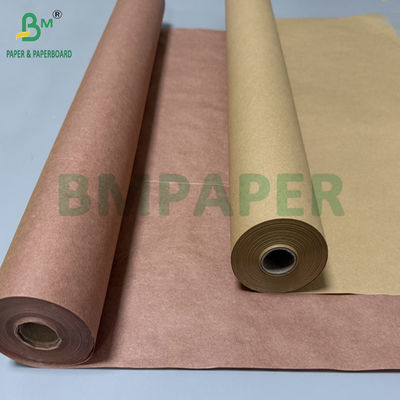 Cargador papel rollo marrón rosa congelador de carne papel de envoltura tamaño personalizado 24 pulgadas de ancho
