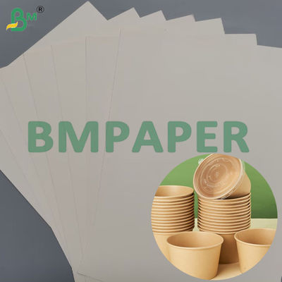 Papel de tazón de 190 g 100 % de madera virgen de celulosa personalizada recubierta para tazón de papel