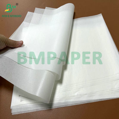 Papel de vidrio blanqueado de 40 gramos para envolver alimentos horneados
