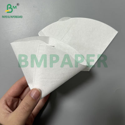 Rollo de papel de filtro de café blanqueado blanco de 50 gramos para separar el sólido del líquido