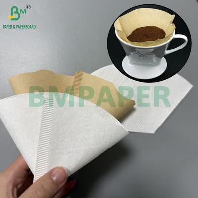 50 gramos de papel de filtro de café natural de color marrón sin blanquear