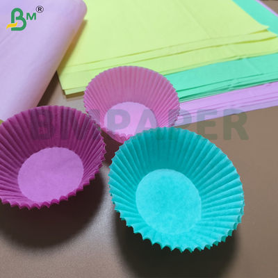 Papel para cubos de pasteles para hornear 40 g 50 g Papel resistente a la grasa de color café