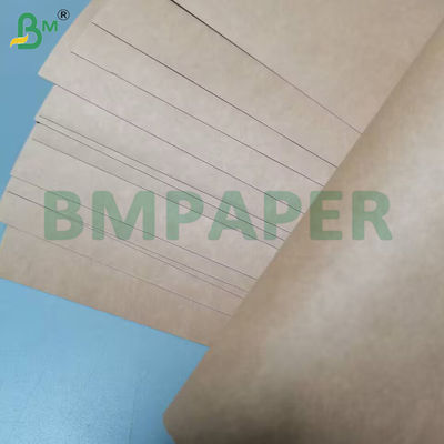 360 g + 20 g de papel de base de copa con recubrimiento PE de lado único marrón de grado alimenticio