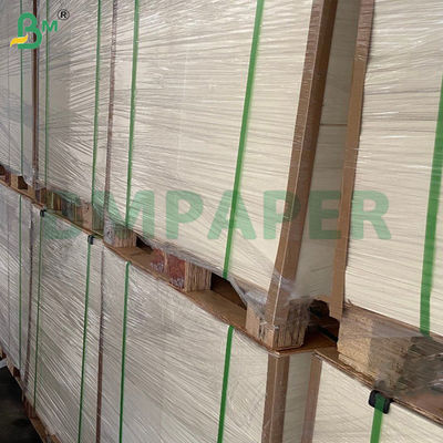 360 g + 20 g de papel de base de copa con recubrimiento PE de lado único marrón de grado alimenticio