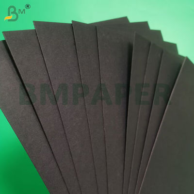 1 mm de cartón de papel negro recubierto de buena dureza para bolsas de compras
