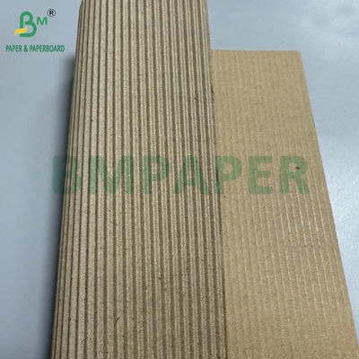90 gm + 90 gm 2 Rollos de papel ondulado marrón de pliegue de 100 cm x 50 m Rollos multiusos de una sola cara