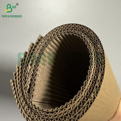 90 gm + 90 gm 2 Rollos de papel ondulado marrón de pliegue de 100 cm x 50 m Rollos multiusos de una sola cara