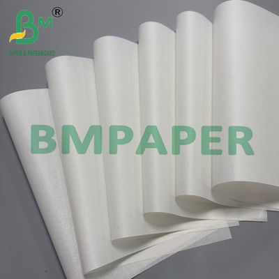 Papel blanco resistente a la grasa de grado alimenticio de 38 gramos, resistente a altas temperaturas 80 * 110 cm