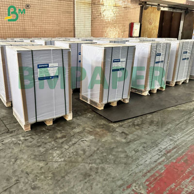 BMPAPER Papel blanco y marrón a prueba de líquidos laminado con recubrimiento PE