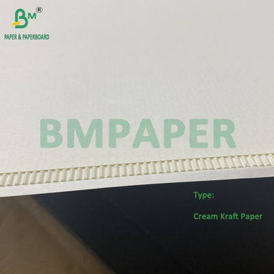 F Tarjetas de flauta de 1 mm - 1,2 mm de cartón corrugado de crema blanca para cajas cosméticas Interior 800*1200