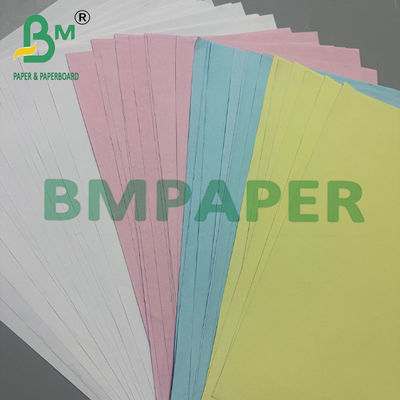 60 g de colorido sin carbono hojas de papel de copia 100% de madera virgen pulpa NCR