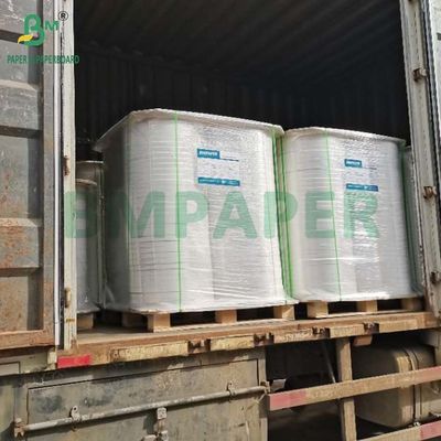 34 mm x 6000 m Rollo de papel MG blanco 25 g 26 g para envolver pajitas de plástico