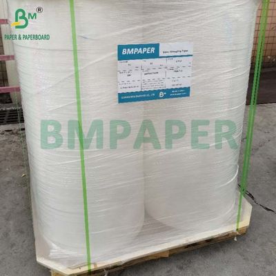 34 mm x 6000 m Rollo de papel MG blanco 25 g 26 g para envolver pajitas de plástico