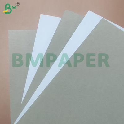 Papel blanco revestido de espalda gris de cartón dúplex para hacer cajas