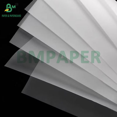 Papel de rastreo translúcido de 50 gm 73 gm para grabar recortes Buena resistencia A0 A1