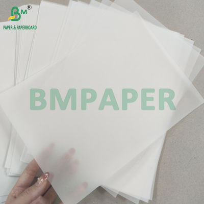 Papel de rastreo translúcido de 50 gm 73 gm para grabar recortes Buena resistencia A0 A1