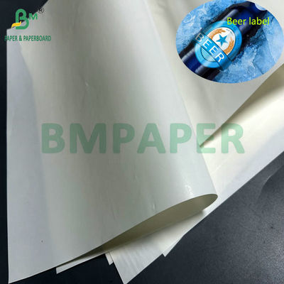 68 gm 70 gm 1100 mm Ancho Alta resistencia al mojado Papel C1S para etiquetas de botellas de cerveza