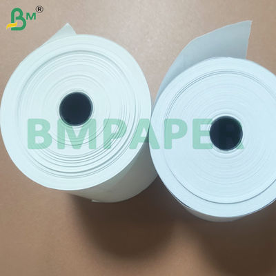 Rollos de papel térmico de 80*77mm resistentes a la decoloración para sistemas POS sostenibles