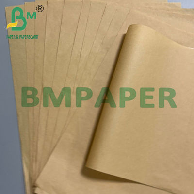 60 g de papel artesanal MG marrón sin blanquear de calidad alimentaria y cartón de paja en rollo