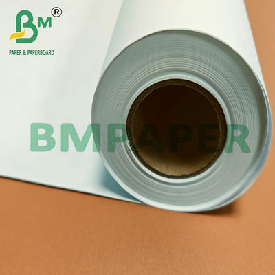 80 gramos 24 pulgadas / 36 pulgadas de ancho sin madera CAD de inyección de tinta de trazado de papel rollo