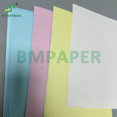 Blanco CB Amarillo CF 75 grs 78 grs Blanco Papel NCR sin carbono 8.5 &quot;X 14&quot; Imagen Negra