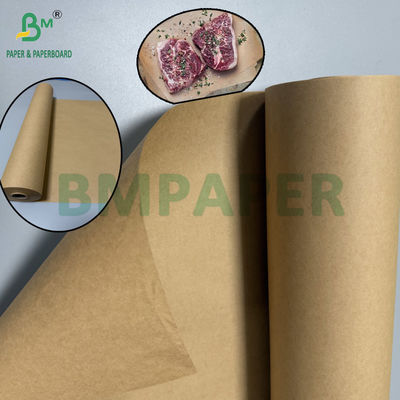 60 gm 70 gm Rollo de papel de carnicería de grado alimenticio para envolver carne A1 610 mm