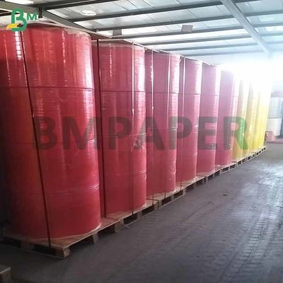 Recepción de peso del abrigo uniforme factura papel jumbo rollo 75 gramos resistente a la decoloración