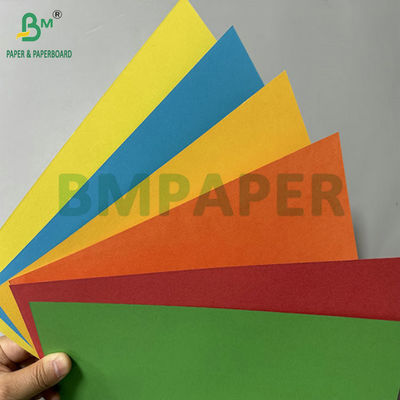 70 gramos 80 gramos A0 A1 Papel de colores sin recubrimiento rosa verde para impresión offset
