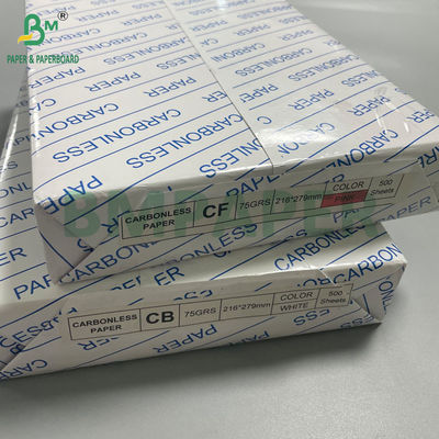20 libras de papel en blanco NCR menos de carbono 8.5 &quot;x 11&quot; para impresoras digitales