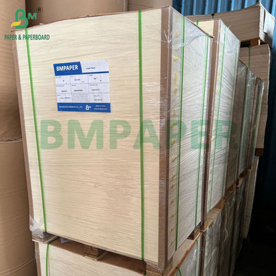 75g 65g Papel de impresión sin madera de offset de gran volumen Blanqueza natural 61x86cm
