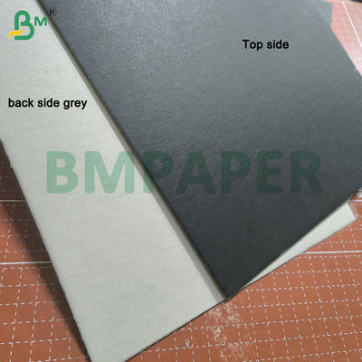 Papel negro laminado de cartón gris de un lado de 2 mm de espesor para el embalaje