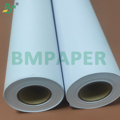Alta rigidez 2/3 de pulgada tamaño del núcleo de papel de impresión de dibujo CAD blanco rollos