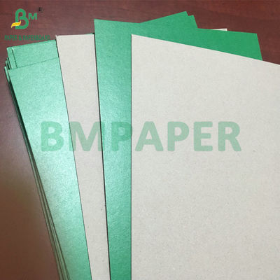 Rigidez 2 mm 2.5 mm de cartón de fondo gris revestido de color verde para hacer caja