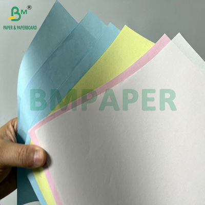 75 gr 21.6 x 27.9cm NCR Papel sin carbono con CFB Rosa Azul Amarillo