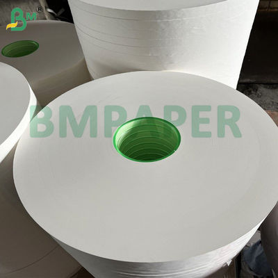 Logotipo personalizado Impreso Biodegradable 28gsm Papel de envoltura de paja de calidad alimenticia blanca para embalaje de paja de bebida individual