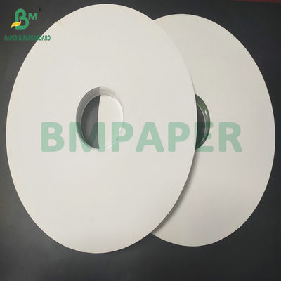 32mm 35mm ancho 24gm 28gm papel Kraft de calidad alimentaria para envolver individualmente las pajitas