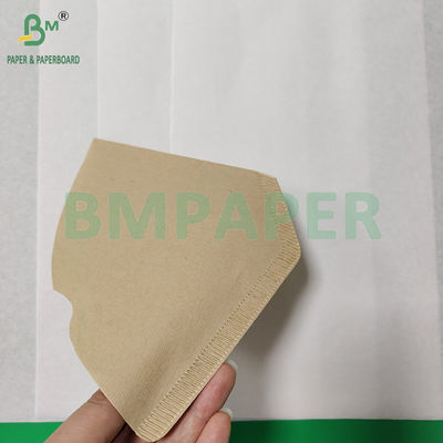 50 gm Papel filtrante de café sin revestimiento de calidad alimentaria blanqueado y sin blanquear