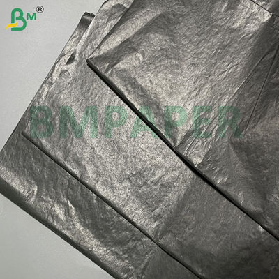 30gm Bolsa de protección de mango negro brillante Papel de lado único capa interna brillante para el rollo de cubierta de fruta a prueba de sol