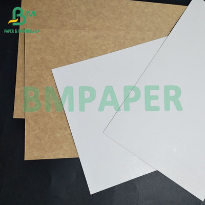 300 gm 325 gm CKB Papel de embalaje de yogur de Krfat con revestimiento superior blanco