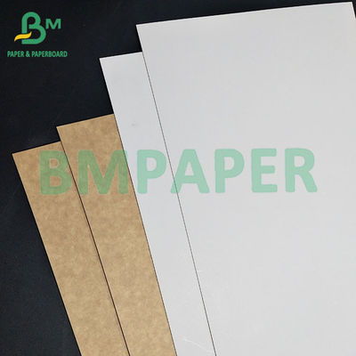 300 gm 325 gm CKB Papel de embalaje de yogur de Krfat con revestimiento superior blanco