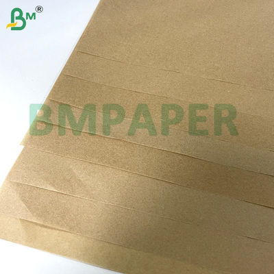 Papel de liberación recubierto de silicona Kraft marrón 80gm para etiquetas y aplicaciones resistentes a la grasa