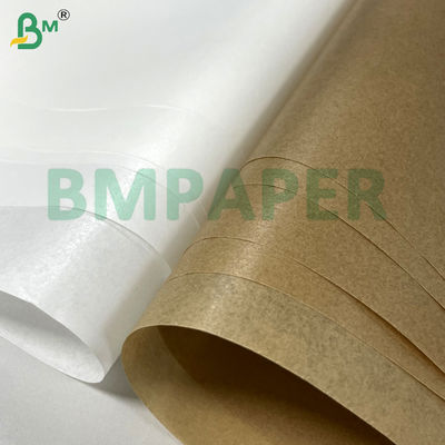 Papel de liberación recubierto de silicona Kraft marrón 80gm para etiquetas y aplicaciones resistentes a la grasa