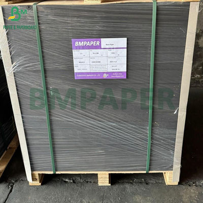 1.5mm 1200g 2mm 1600g Black Solid Board doble cara Negro profundo 70 x 100cm