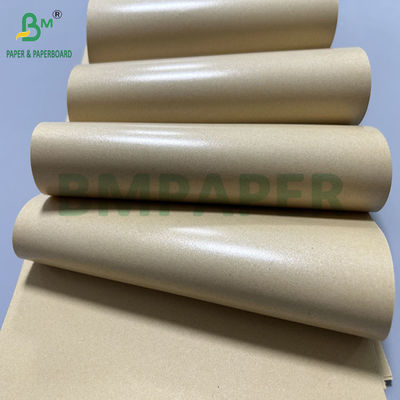 50 gramos 60 gramos Papel Kraft PE recubierto de color marrón a prueba de grasa para bolsas de alimentos 70 cm de ancho