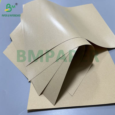 50 gramos 60 gramos Papel Kraft PE recubierto de color marrón a prueba de grasa para bolsas de alimentos 70 cm de ancho