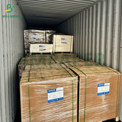 60 gm 70 gm 70 x 100 cm Marrón recubierto de un lado Papel Kraft con nervaduras para bolsas de envoltura de alimentos