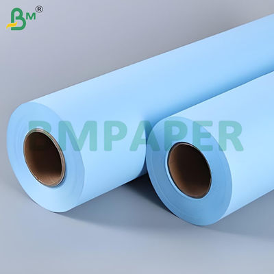 Tamaño del núcleo de 2 pulgadas Imagen clara doble lado Rollo de papel gráfico azul