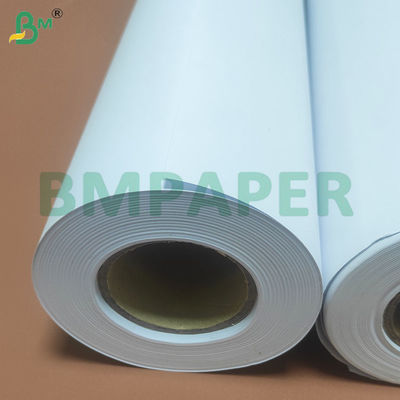 80gm Gran formato CAD Plotter Papel de impresión Rollos de papel 610mm*100m